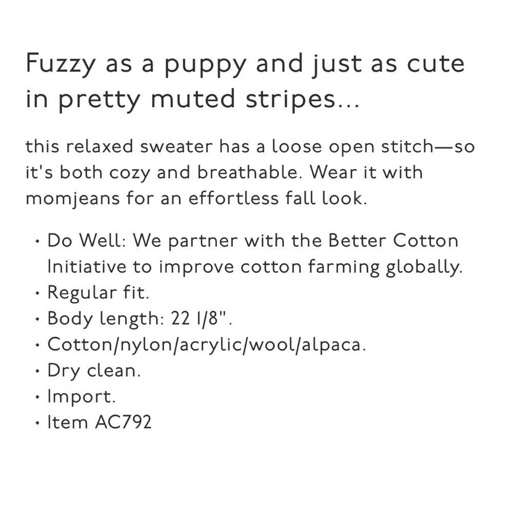 Madewell Baez Pullover Sweater in Stripe - Picture 13 of 13